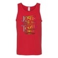 thumbnail image 2 of Wild Bobby, Jesus Is The Way John 14:6 Bible Verse, Inspirational/Christian, Men Graphic Tank Top, Red, Medium, 2 of 3