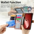thumbnail image 4 of ETFAST Wallet Leather Phone Case For Samsung Galaxy AA52 A42 A32 A22 A12 Multi Card Zipper Phone case, 4 of 9