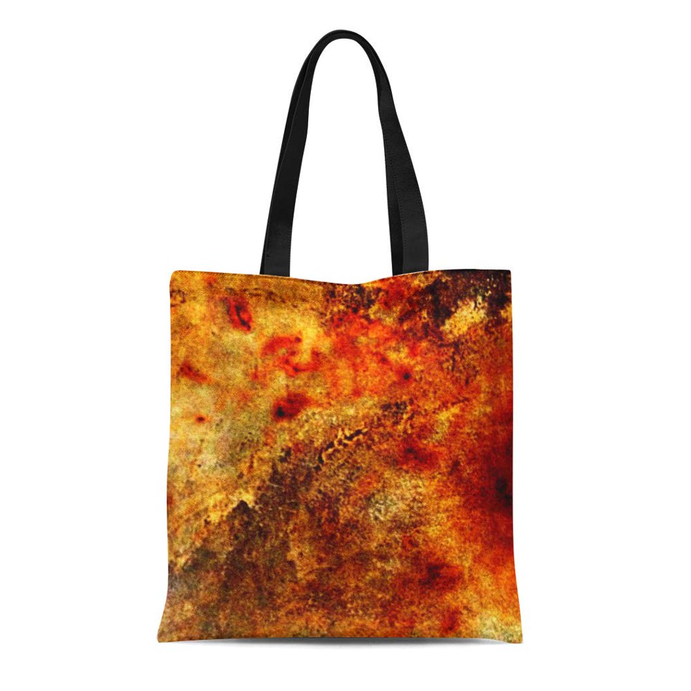 ASHLEIGH Canvas Tote Bag Brown Southwestern Burnt Orange Tan Fall