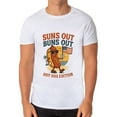 thumbnail image 2 of Fourth Of July Men's Suns Out Buns Out Hot Dog Edition 4th Of July BBQ Novelty Funny T-Shirt, 2 of 5