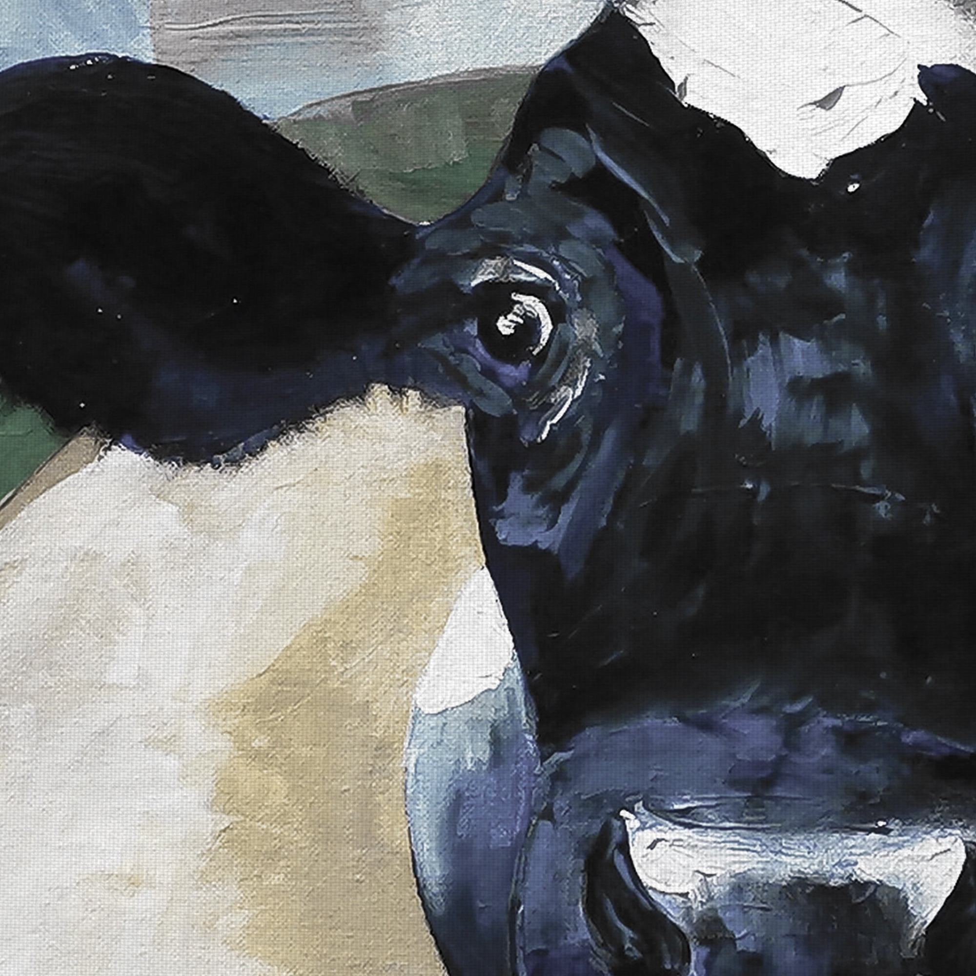 Cow Tale Light by Sean Parnell Wrapped Canvas Art Painting Print