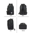 thumbnail image 3 of Gustave Travel Laptop Backpack Water Resistant 15.6" Business Computer Bag Rucksack Large College Bookbag for Men Women with USB Charger Port "Black", 3 of 10