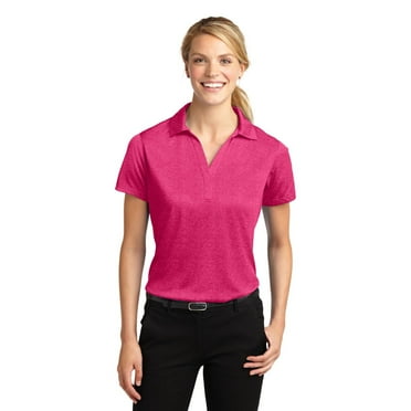 Sport-Tek Ladies Heather Contender Polo. LST660