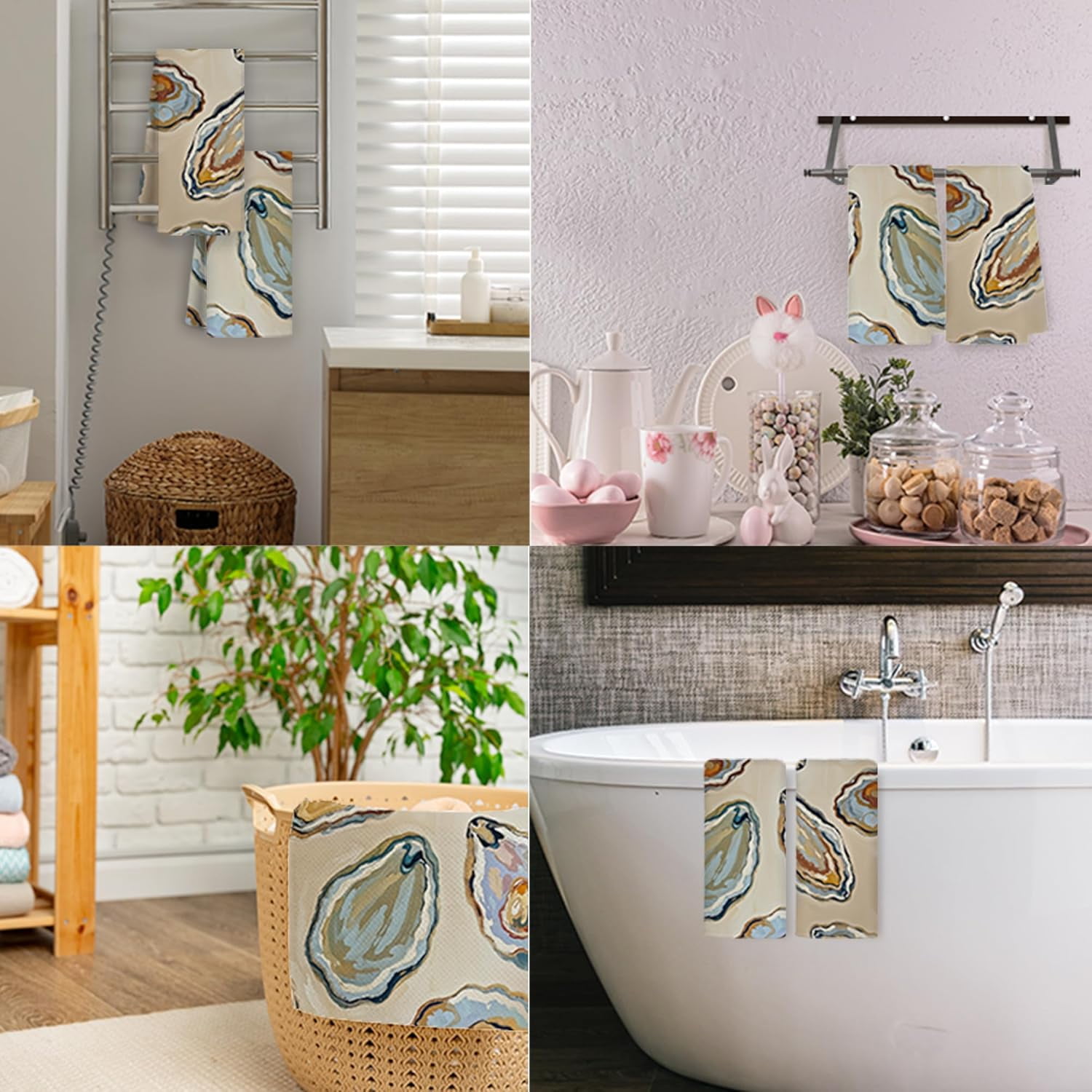Oyster Kitchen Towels - Thumbnail 4
