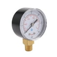 01bar 50mm Water Pressure Gauge Meter 1/4 inch NPT Thread Manometer
