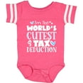 thumbnail image 3 of Inktastic I'm the World's Cutest Tax Deduction Blue Hearts Boys or Girls Baby Bodysuit, 3 of 5