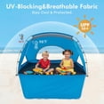 thumbnail image 4 of Carpa de playa portátil Etto UPF 50+ con protección UV, impermeable, 4 of 8