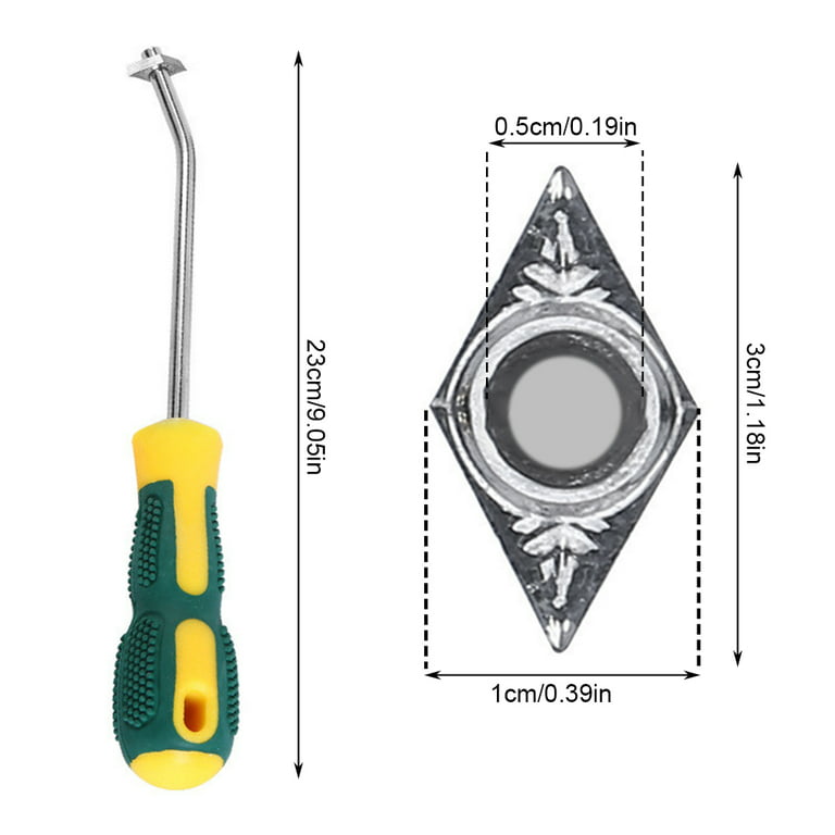 Grout Removal Tool with Durable Carbide Tips