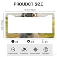 thumbnail image 3 of License Plate Frames Funny Donkey Funny License Plates 2 Pack Donkey Gifts Quality Aluminum License Plate Cover for Women Men US Vehicles Standard, 3 of 6
