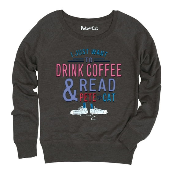 Pete The Cat - I Just Want - Women's French Terry Lightweight Long Sleeve Shirt