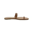 thumbnail image 3 of TKEES Leah Leather Sandal, 8, Brown, 3 of 3