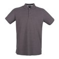 thumbnail image 1 of Henbury - Polo algodón pique tallaje moderno para hombre (Carbón), 1 of 2