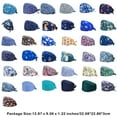 thumbnail image 4 of Guardoinrt Gourd Caps Nurse Durability Pure Color Button Professional Assorted Colors Tie Back Work Uniform Operating Hats L26, 4 of 7