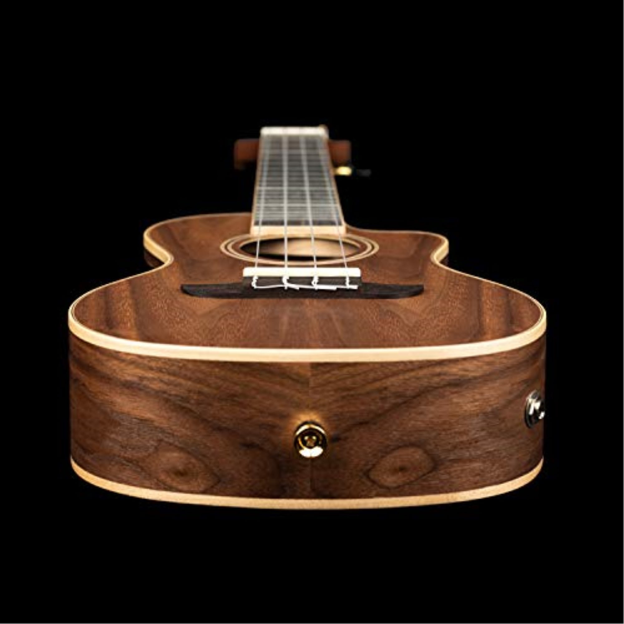 Ortega Horizon Series RUWN-CE Walnut Concert Acoustic-Electric Ukulele Satin Natural