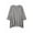 Gray, variant on Women's V Neck Blouse Three Quarter Sleeve Casual Loose Fit Top Solid Color Cotton Linen Blend Asymmetric Hem Layered Casual Shirt A Line Tunic Tops for Women Daily Wear S-2XL