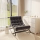 thumbnail image 3 of Outdoor papasan rocking chair oversized egg chair con thick waterproof cushion heavy-duty metal rocker moderno gray comfy lounge chair para sala de estar/patio/garden, 3 of 7