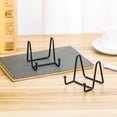 thumbnail image 2 of Black Decorative Plate Holder, Picture Frame Holder, Easel Display Stand, 2 of 5