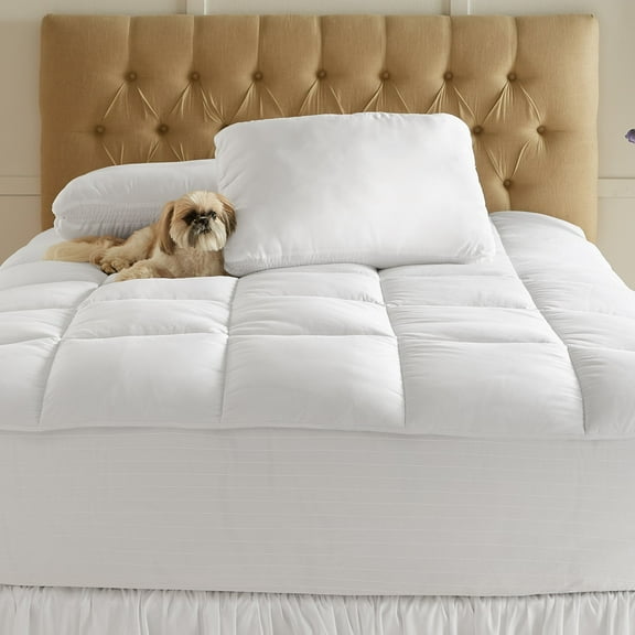 BrylaneHome Gel Touch Bed Tite Topper