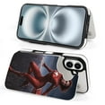 thumbnail image 4 of Compatible with iPhone 11 12 13 mini 14 15 16 Pro Max Plus Wallet Case with Card Holder, PU Leather Kickstand Card Slots Case ( Scarlet Woman, iPhone 16 Pro Max), 4 of 7