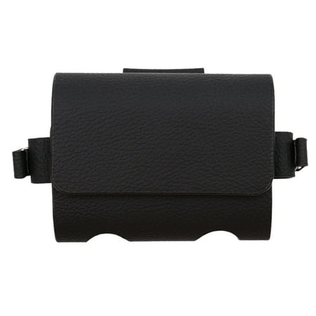 Golf Waist Pack - Premium Leather Storage Bag for Balls and Accessories Multi-Compartment Organizer Stylish Design for Easy Carrying