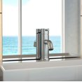 thumbnail image 2 of Lulani Aruba Stainless Steel 1-Handle Single Hole Bathroom Faucet with Drain Assembly - Brushed Stainless, 2 of 7