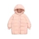 thumbnail image 2 of Parkas de manga larga, chaqueta de invierno para niñas, medianas a largas, chaqueta de plumón para niños, medianas a grandes, chaqueta con capucha de color liso, tops de algodón para niños, 2 of 9