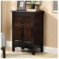 thumbnail image 3 of Monarch I 3836 Distressed Bamboo-Look Transitional Bombay Chest - Black, 3 of 3