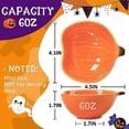 thumbnail image 2 of 2PCS Ramekins 6 Ounces Oven Safe, Ceramic Ramekins Small Pumpkin Shaped Bowls for Serving Dip, Sauce, Condiments and Snack Halloween and Thanksgiving, 2 of 7