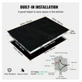 thumbnail image 6 of Electric Stove Top 30.3 x 20.5 inch, 4 Burner Glass Cooktop, 240V Radiant Cooktop with Touch Control, Timer & Child Lock, 9 Power Levels for Cooking, 6 of 7