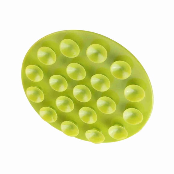 (Lot de 1) Couverts pour Enfants Ventouse Bébé Enfants Tapis Magique Ventouses Double Face Assiette Bol Antidérapant Ensemble de Table (Vert)