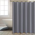 thumbnail image 2 of Hotel Quality Fabric Shower Curtain Liners 72 Inch by 72 Inch, Navy Water Resistant Bathroom Curtains, Rust Resistant Grommets Top Weighted Bottom Machine Washable, 2 of 8