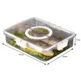 thumbnail image 3 of Fruit Storage Box Portable Design Ventilate Compartment with Lid Eco-friendly Store PET Vegetable Fruit Storage Container Home Supplies, 3 of 12