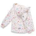 thumbnail image 2 of MGEOY Boys Girls Rain Jackets Lightweight Waterproof Hooded Cotton Raincoats Windbreakers for Kids, 2 of 7