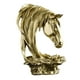 thumbnail image 4 of Estatua de cabeza de caballo, adorno coleccionable, figura decorativa, escultura de caballo para Oro, 4 of 9