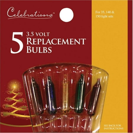 

Celebrations Celebrations 1265-1-71 Mini Replacement Bulbs 3.5 V Multi-Color CD/5