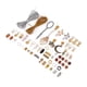 thumbnail image 4 of Hair Dreadlocks Ring Reusable Hair Dreadlocks Bead Rings Multiple Shapes Golden Silver for Wig for Party ANGGREK Otros, 4 of 8