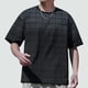 thumbnail image 5 of Blusas y camisas de manga corta y cuello redondo para hombre, transpirables, ajustadas, de verano, deportivas, de secado rápido, de manga corta y cuello redondo., 5 of 7