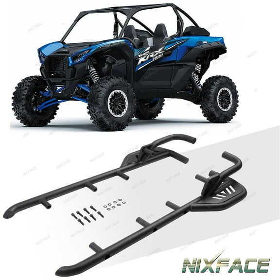 NIXFACE Rock Sliders Side Nerf Bars 2 Door for 20-23 Kawasaki Teryx KRX 1000 #99994-1314