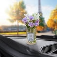 thumbnail image 1 of Feltree Mini Car Flower Vase Decor for Center Console, Stable Adhesive, Multifunctional Glass Ornament, Perfect Gift for Drivers and Car Enthusiasts, 1 of 8