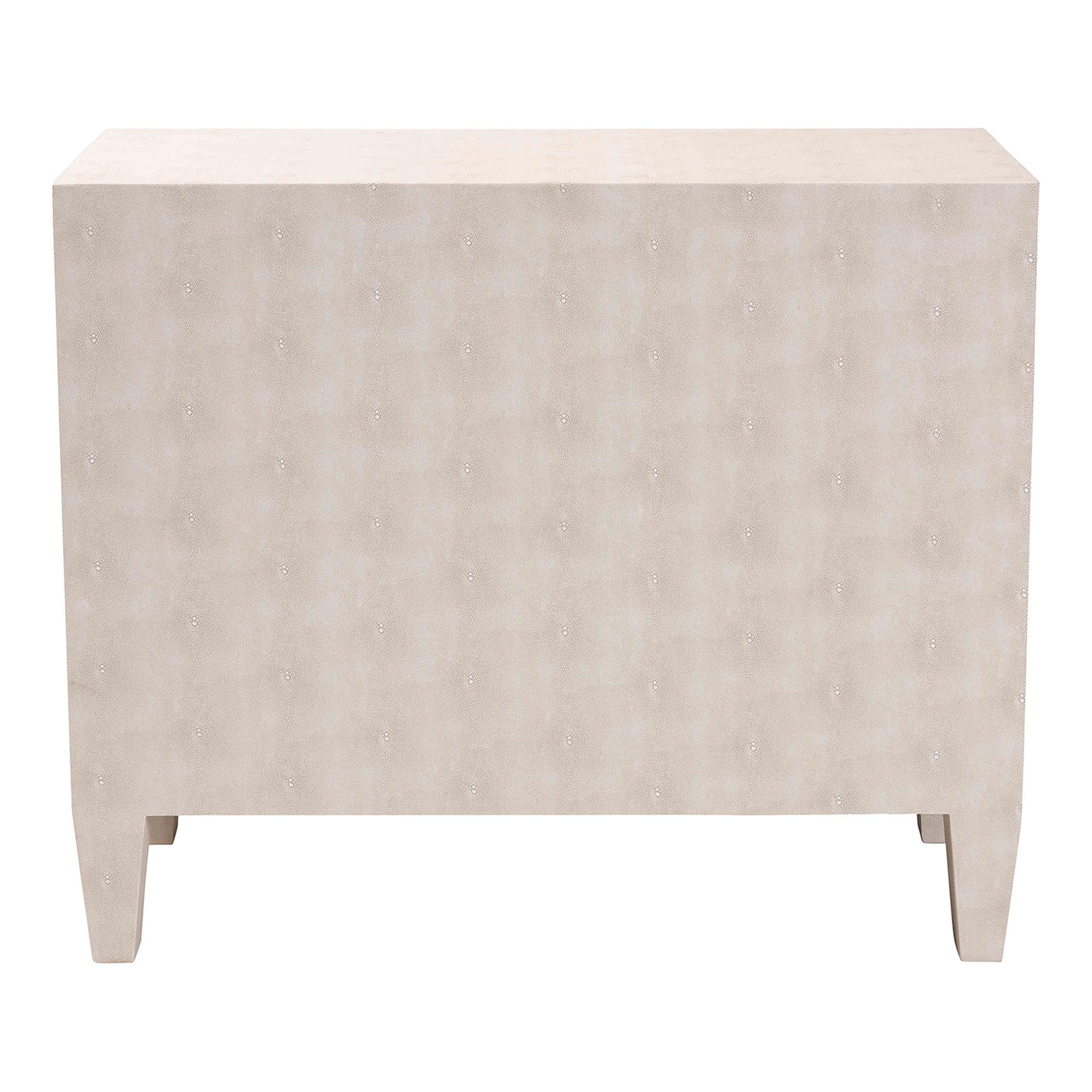Baxton Studio Leyna Modern Storage Cabinet, 3-Drawer, Brass