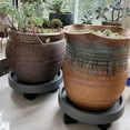 2 Pack of 11 inch Heavy Duty Plant Caddy with Wheels,Rolling Plant
