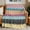 Bohemia44, variant on Throw Blanket for Couch Boho Soft Fleece Flannel Blankets Cozy Lightweight Blanket for Home Sofa Living Room Bohemian Geometric Stripes Orange Bed Throws 50" x 60"