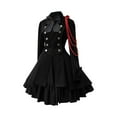 Renaissance Corset Dress Women Vintage Gothic Dress Medieval Pirate ...