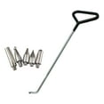 thumbnail image 2 of Miulika 6 Pieces Dent Repair Rod Kit Paintless Puller for Auto Body Door Dings Middle, 2 of 9
