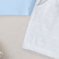thumbnail image 6 of NOLDARES Toddler Baby Boy Summer Outfits Dinosaur Truck Print Round Neck Short Sleeve Tee Elastic Waist Shorts 2 Pieces Clothes(Blue,0-6 M), 6 of 8