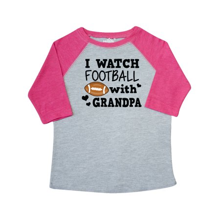 

Inktastic I Watch Football with My Grandpa Gift Toddler Boy Girl T-Shirt
