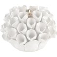 thumbnail image 2 of Dimond Home White Ceramic Bud Candle Holder in White Glaze, 2 of 2