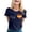 12Navy24, variant on Spain Shirts For Women Short Sleeve Crewneck Tees Spain Flag Printed Soccer T Shirts Casual Summer Workout Tops For Women Soft Tops XXL