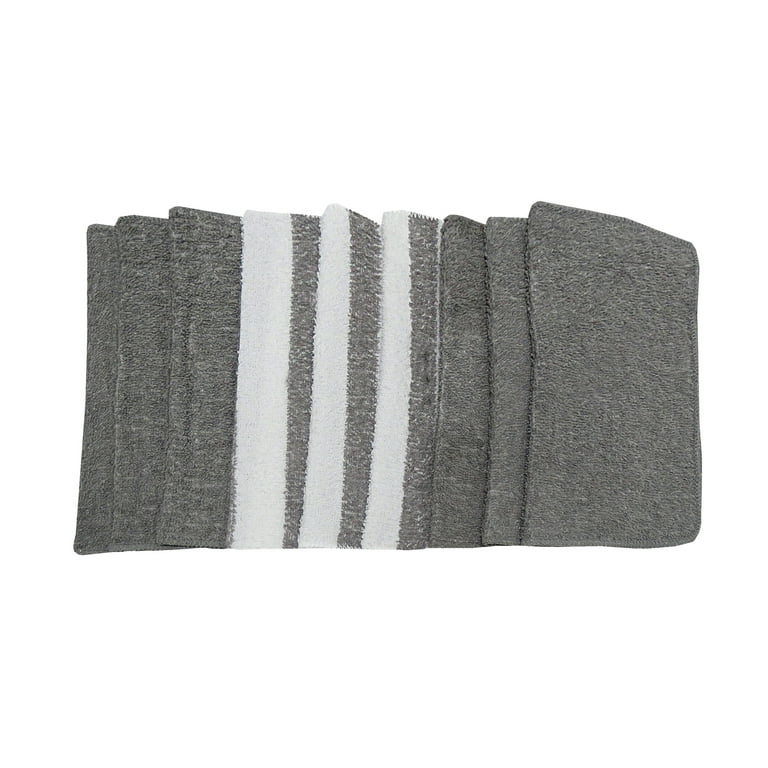 Great Gatherings Gray Microfiber Dish Cloths, 8-Pack