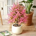 thumbnail image 4 of Artificial Plants Outdoor Pointed-Leaf Lavenders Ground Stake 45cm Tall Faux Spike for Garden Patio Decor, 4 of 6